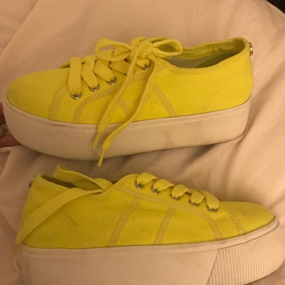 Bright Steve Madden chunky shoes